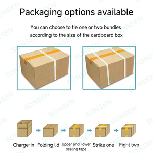 Công nghiệp vành đai nhựa máy đóng gói tự động Máy tính để bàn PP Pet carton đóng đai cho các doanh nghiệp nhỏ - Product Image 4