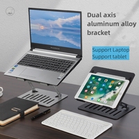 Premium Kwaliteit Verstelbare In Hoogte Opvouwbare Draagbare 11-17 Inch Aluminium Laptop Stand Home Office Gebruik Computer Desk