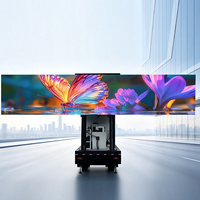 Écran LED monté sur camion, écran numérique mobile extérieur pour la publicité et la promotion sur véhicule