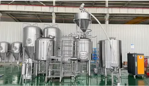 Industriële 5HL 8HL 10HL 20HL Brewhouse Turnkey Bier Brouwen Apparatuur Fabrikanten Commerciële Brouwerij Systeem Uit China