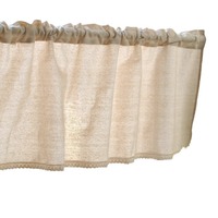 Rideau de fenêtre demi-rideau en coton et lin japonais, dentelle bohème, écologique, pli ondulé, personnalisable, toutes saisons, rideaux de café