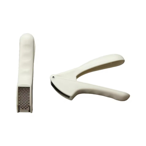 Presse-ail en acier inoxydable, écraseur et <span class=keywords><strong>éplucheur</strong></span> manuel, facile à nettoyer, durable, économique, outil de cuisine en métal - Product Image 5