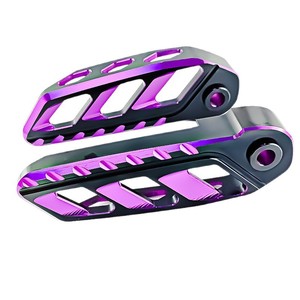 Repose-pieds arrière CNC Qiangye pour moto XMAX300, pédales pliables antidérapantes, pièces de modification - Product Image 4