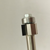 Mèche droite diamant avec roulement mèches de routeur outils de travail du bois fraise CNC Compression PCD bois taille personnalisée et LOGO