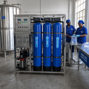 Sistema Industriale di Trattamento <span class=keywords><strong>Acqua</strong></span> a Osmosi Inversa 500L/H, Impianto di Produzione <span class=keywords><strong>Acqua</strong></span> Potabile in Sacchetto a 3 Stadi di Pretrattamento, 1 Anno di Garanzia - Product Image 2