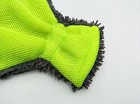 Gant de lavage de voiture anti-rayures en microfibre à 5 doigts