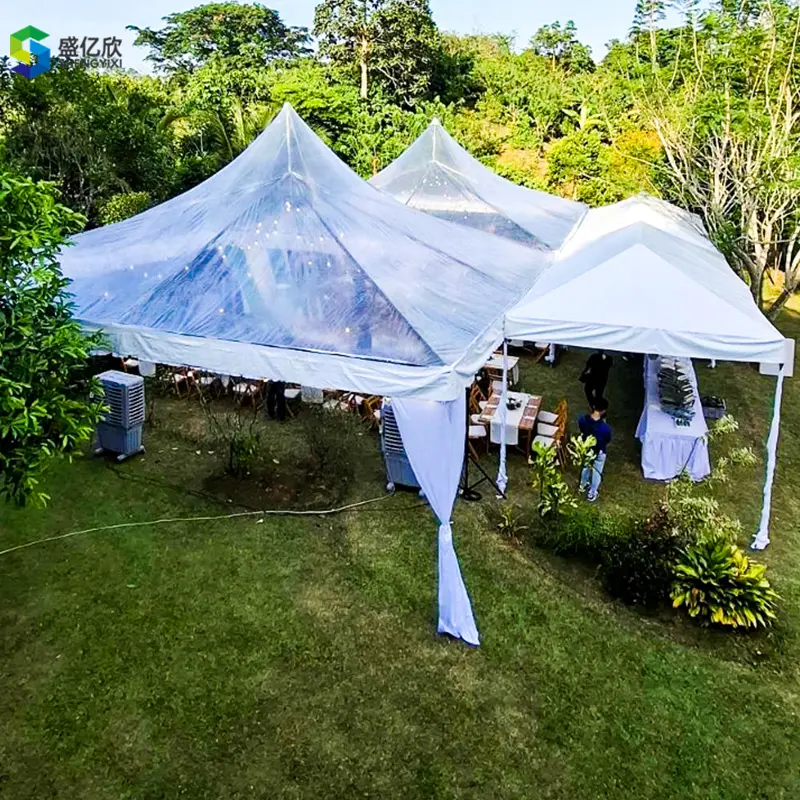 30x30 40x40 di lusso all'aperto grande bianco pvc tenda per la festa nuziale in vendita