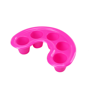 Bandeja de 5 orificios para remojar y limpiar manos y dedos, eliminador de piel muerta, tratamiento de spa para uñas, herramienta de limpieza para salón de manicura - Product Image 5