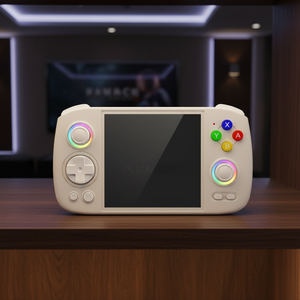 Anbernic Nouvelle <span class=keywords><strong>console</strong></span> de jeu portable RG Cube avec écran de 3,95 pouces, système Android 13, grosse batterie 5200 mAh, lecteur de jeux rétro pour cadeaux - Product Image 1