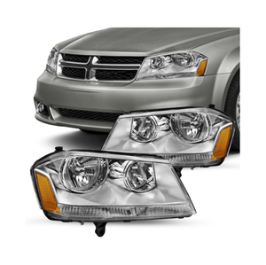 Nouveau coin ambre de remplacement de phares halogènes de phare clair pour 2008-2014 <span class=keywords><strong>Dodge</strong></span> <span class=keywords><strong>Avenger</strong></span> gauche + droite CH2502215 conducteur + passager - Product Image 3