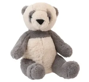 Hotsale 귀여운 부드러운 작은 전송 로고 사용자 정의 팬더 인형 동물 봉제 장난감 아기 장난감