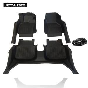 Alfombrillas de Piso 5D TPE Antideslizantes y Resistentes a los Arañazos para JETTA <span class=keywords><strong>2022</strong></span>, Precio al por Mayor - Product Image 1