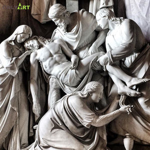 Onlyart Factory Design et Custom Made Church Art mural en marbre <span class=keywords><strong>calcaire</strong></span> Relief Jesus <span class=keywords><strong>Sculpture</strong></span> - Product Image 5