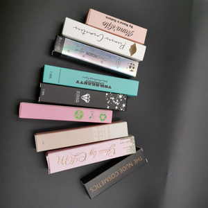 Wholesale Custom Logo Lipstick Match Box Lip Gloss Paper Box for Lip Liquid Stick Shimmer Cosmetics Bottle Packaging Gift Box