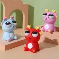 Jouet Squishy Mignon Panda Ver de Légume à Presser, Anti-stress, Cadeau de Fête, Halloween, Noël, Boîte Mystère, Vente en Gros
