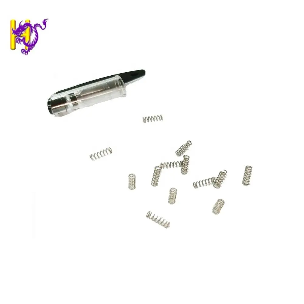 Factory Wear Resisting Stainless Steel Small Diameter Cylindrically Helical Compression Coil Springs For Ballpoint Pen
