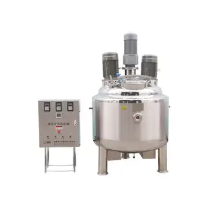 emulsifying stirring and dispersing tank Body Lotion Machine Butter Emulsifier 100L Cosmetic Production Equipment