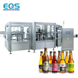 Macchina Automatica ad Alta Velocità per Riempimento, Tappatura ed Etichettatura di Bottiglie di Birra in Vetro, Linea di Produzione Personalizzata con Servizio Post-Vendita - Product Image 1