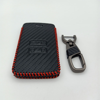 Keyyou-ensemble de housses de clé de voiture en cuir, Style Fiber de carbone, pour Renault TALISMAN CAPTUR, Espace, Clio, Megane, Koleos, Kadjar, scenic 4 2016 — 2019