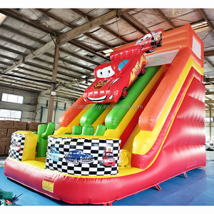 Toboggan gonflable commercial pour voiture, château gonflable en PVC avec toboggan pour enfants, trampoline gonflable pour <span class=keywords><strong>location</strong></span> événementielle - Product Image 2