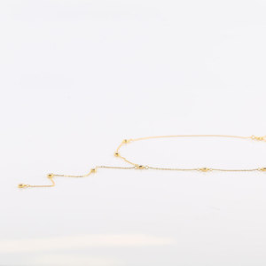 Collar de Plata de Ley 925, Cadena de Clavícula en Forma de U, Diseño Simple y Elegante, Uso Diario, Color Oro Blanco - Product Image 3