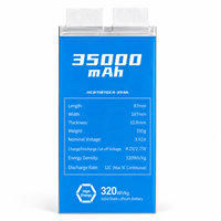 Sel Baterai Solid State 35000mAh 3.61V 12C Densitas Energi Tinggi 320WH/KG Baterai Lithium untuk Drone Udara Tak Berawak