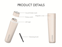 Nicemay – lumière Led avec interrupteur de commande magnétique intégré, Bikini Facial, tondeuse à cheveux pour femmes