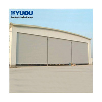 Tamaño personalizado Mega Puerta de tela resistente a los rayos UV estructura de acero resistente aeropuerto Flexible anticorros