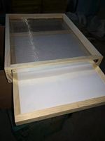 8/10 Rahmen Langstroth Bienenstock-Boden, Holz-Bienenstock mit massivem, gesiebtem Boden