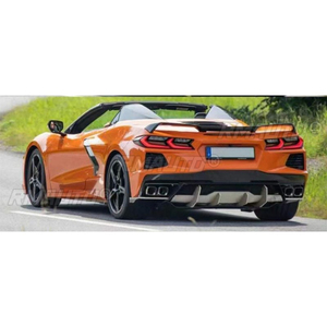 Para Chevrolet Corvette C8, Difusor de Parachoques Trasero de Fibra de Carbono Real, Pieza de Modificación, Protector de Parachoques - Product Image 3