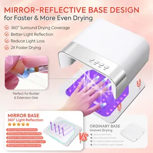 Lámpara UV LED para Uñas de 168W, 36 LED, Secador de Esmalte en Gel con Sensor Automático, 4 Temporizadores, Herramienta Profesional para Manicura y Salón - Product Image 5