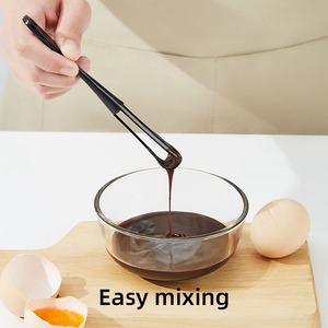 Batteur à oeufs et <span class=keywords><strong>fouet</strong></span> en plastique pour la <span class=keywords><strong>cuisine</strong></span>, outils de mélange plats pour la pose de gâteaux à la main, à usage domestique, emballés dans des cartons - Product Image 6