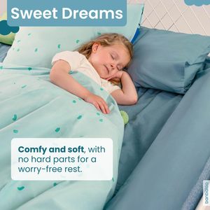 Barandas de Cama de Espuma Personalizadas, Rectas, Universales, Anticaídas para Bebés, Almohada Infantil de 0 a 12 Meses, Algodón Puro - Product Image 4