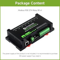 Módulo de Relé Ethernet de 8 Canales Aismartlink (B), Entrada Digital, Circuitos de Aislamiento y Protección, Protocolo Modbus RTU/Modbus TCP