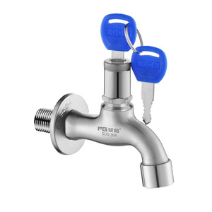 Robinet extérieur Fg en acier inoxydable 304 verrouillable avec clé, à fixation murale pour usage domestique - Product Image 2