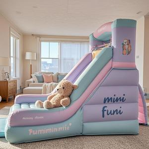 Castillo inflable grande portátil para saltar, casa de rebote con temática de arcoíris, paredes de seguridad para fiestas infantiles, eventos, soplador Oxford - Product Image 4