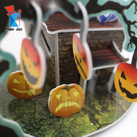 Kit de bricolage maison hantée en mousse 3D, jouet éducatif d'assemblage effrayant pour Halloween, idéal pour les cadeaux - Vente chaude