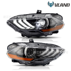 Mustang H4ไฟหน้า LED แบบเต็ม72W 8000Lm ไฟ LED สีสันสดใสของแท้สำหรับ Ford Mustang - Product Image 4