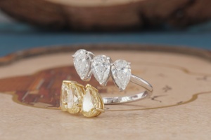 Bague en or 14 carats de qualité supérieure avec diamant créé en laboratoire pour femme, certifiée IGI, bague en diamant synthétique, bijoux fins, cadeau de fiançailles, cadeau de mariage - Product Image 3