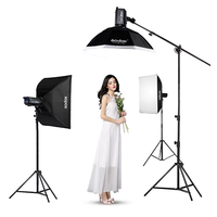 Kit d'Éclairage de Studio Photo Professionnel Godox SK400II-V 1200W Lampe 3 * 400W Kit de Lumière Flash Stroboscopique