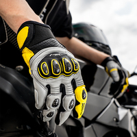 Gants de moto Alien Monster Gants de moto TPR Gants de moto en cuir pour conducteur de moto