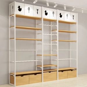 Moderno Perchero de Bambú con Estantes de Varios Niveles, Armario Independiente, Mueble de Almacenamiento para Dormitorio, Diseño en Madera Natural - Product Image 4