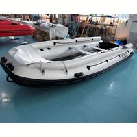 Bateau pneumatique gonflable pour jet ski 4,7 m, capacité 8 personnes, avec renfort de fond blanc, pour fournisseur chinois de commandes en gros