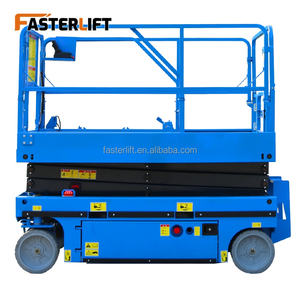 Faster Lift FL 6-16m Electric Hydraulic Scissor Lift Kapasitas 130KG Tinggi Maksimum 20m Penggunaan Dalam & Luar Ruangan - Product Image 5