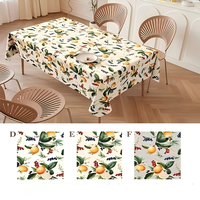 Nappe en PVC imprimée de luxe au toucher doux, résistante aux taches, essuyable, pour mariage, banquet, hôtel, restaurant, vente en gros, OEM