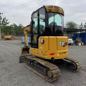 Excavatrice sur chenilles Caterpillar CAT303 d'occasion, 3 tonnes, certifiée CE, mini-pelle avec moteur Cummins, pompe à engrenages, bonnes performances de travail - Product Image 1