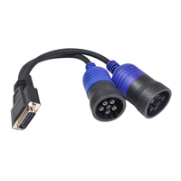 Adaptateur Nexiq pour camion diesel, connecteur USB OBD mâle 6 broches 9 broches DB15, 12-24V, 220g, PN 405048, lecteur de code, garantie 1 an