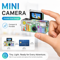 Mini-caméras rétro porte-clés pour étudiants et enfants, cadeau, petite caméra 1080P avec enregistreur audio-vidéo et flash