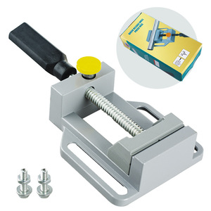 Yunbei Yb Quick Release <b>Bench</b> Vise Aluminum Alloy Smooth Jaw Bolt Mount Diy <b>Tool</b> - Product Image 1