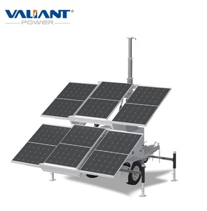 Torres de Luz Solares Portátiles con Luces LED de Alto Lumen y Barra de Rotación de 360 Grados - Product Image 3
